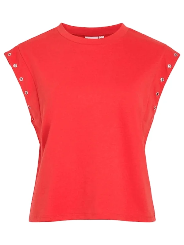 Vieyletti O Neck S S Cp Top