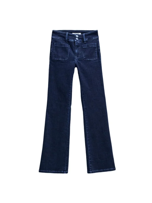Secret Boot Cut With Front Pocket Detail