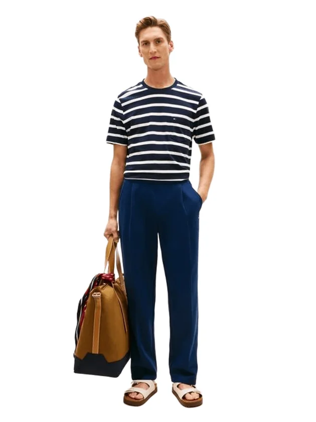 Ess Reg Fit Stripe Pocket Tee