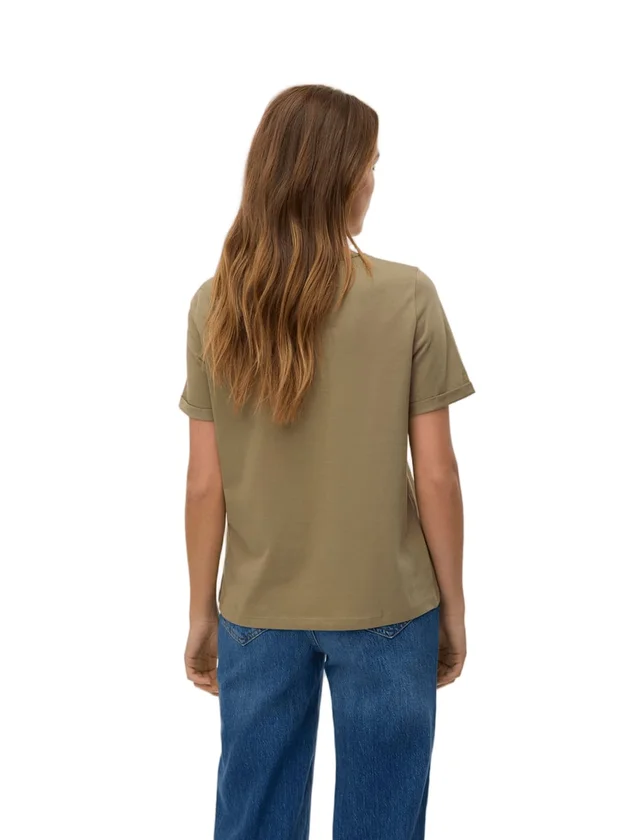 Fadora S S V Neck T Shirt Jrs Btq Ga