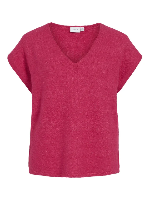 Vibenna Loose S S Knit Top