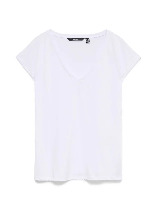 Vmfilli Ss V Neck Tee Noos