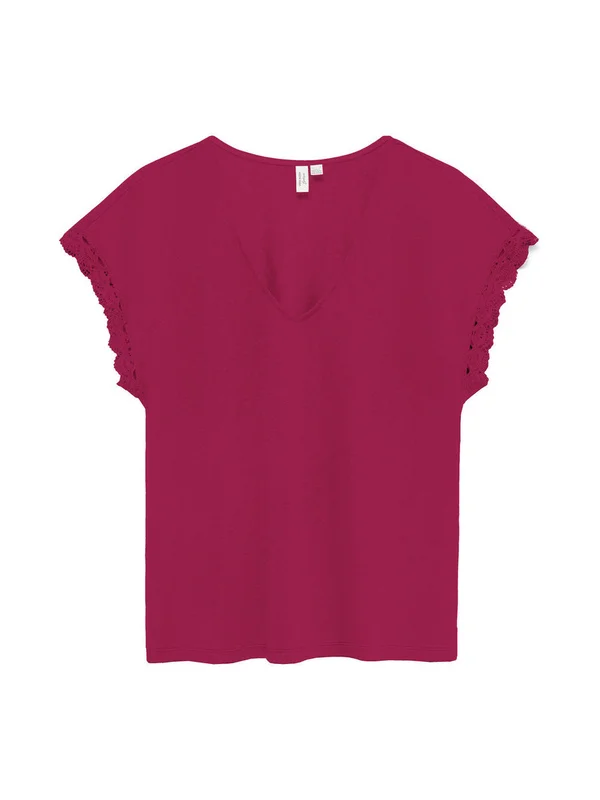 Vmibilsa S S V Neck Top Jrs Btq