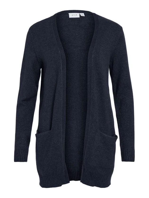 Viril Open L S Knit Cardigan Noos