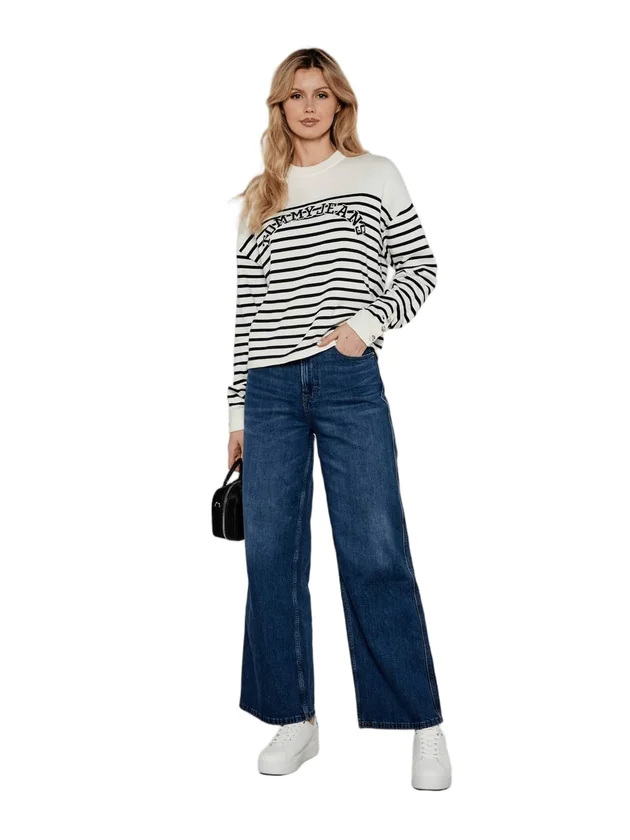 Stripe Varsity Sweater