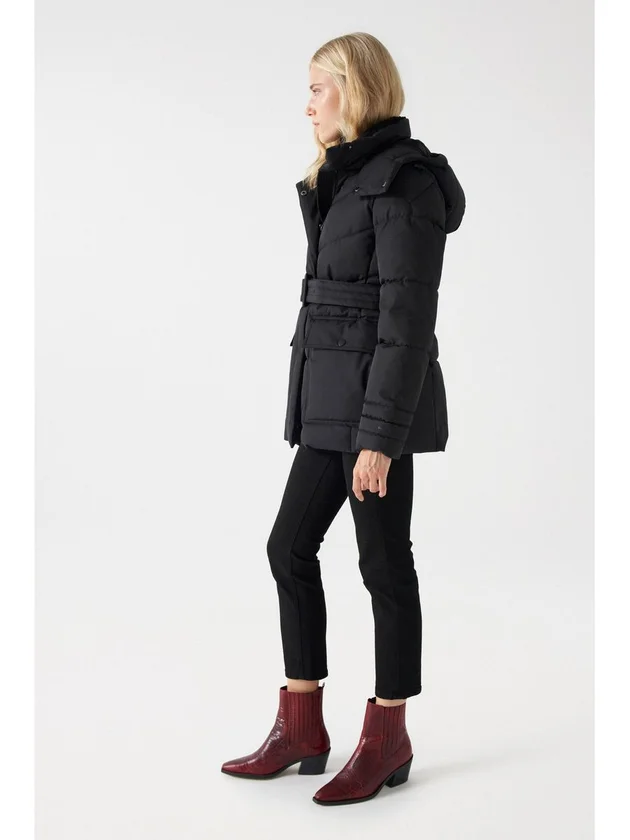 Basic Collar Puffer Jacket