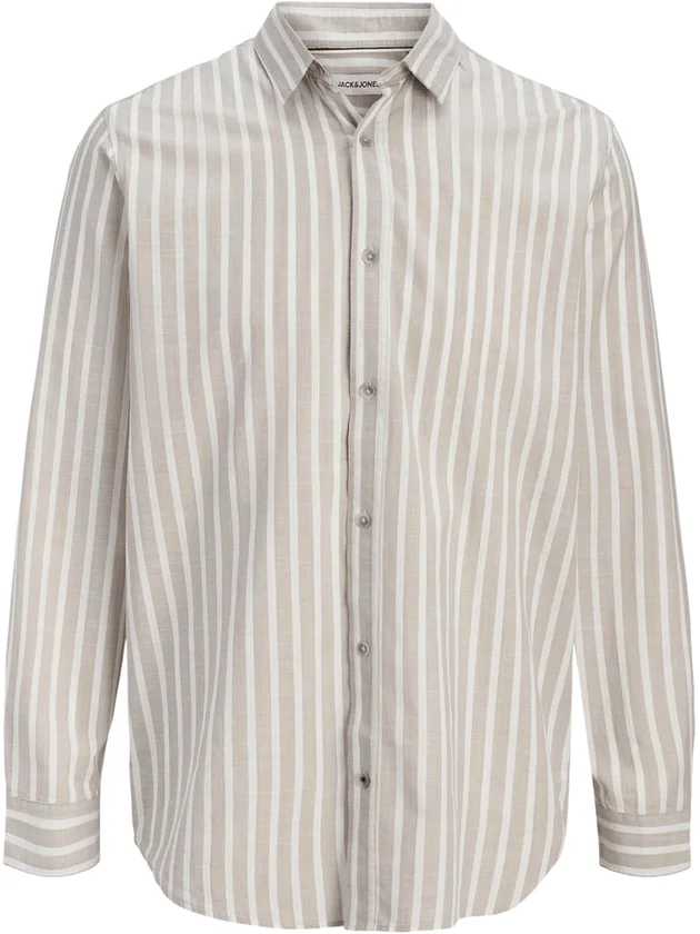 Jjhenry Mix Slub Shirt Ls