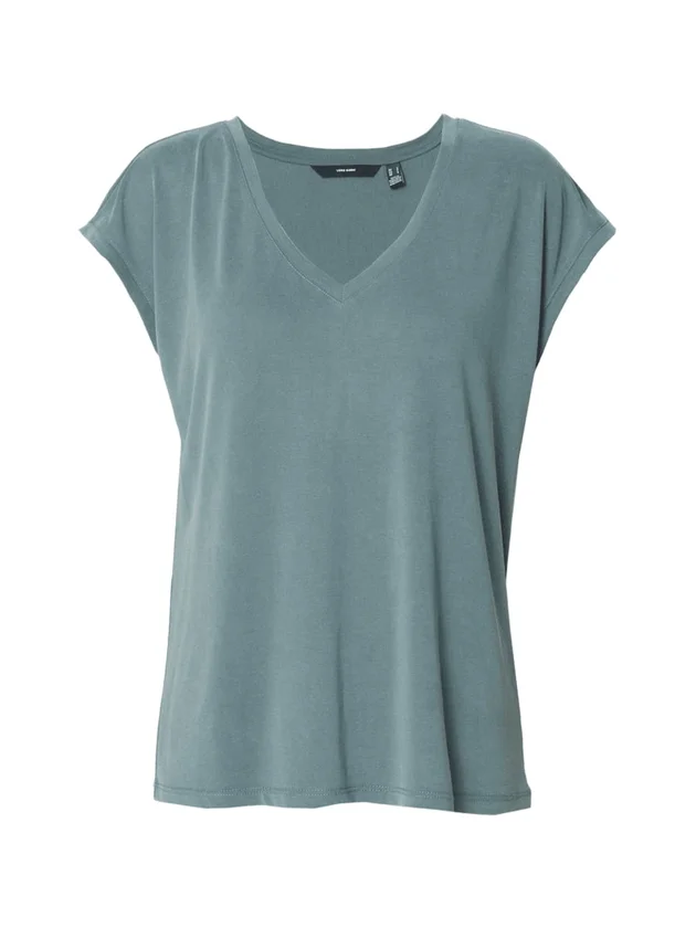 Vmfilli Ss V Neck Tee Noos