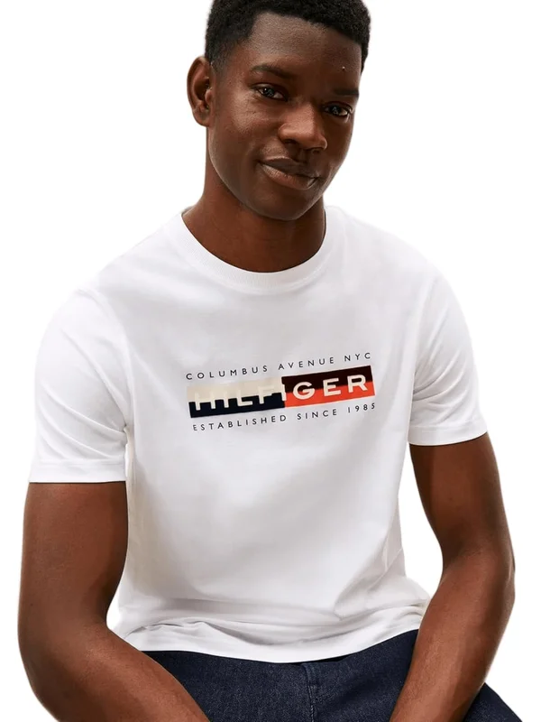 Colour Block Graphic Tee