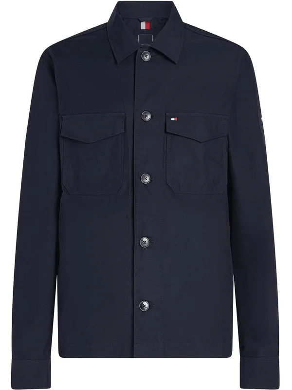 Cotton Nylon Shirt Jacket