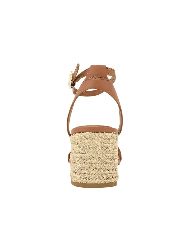 Leather Ankle Strap Espad Sandal