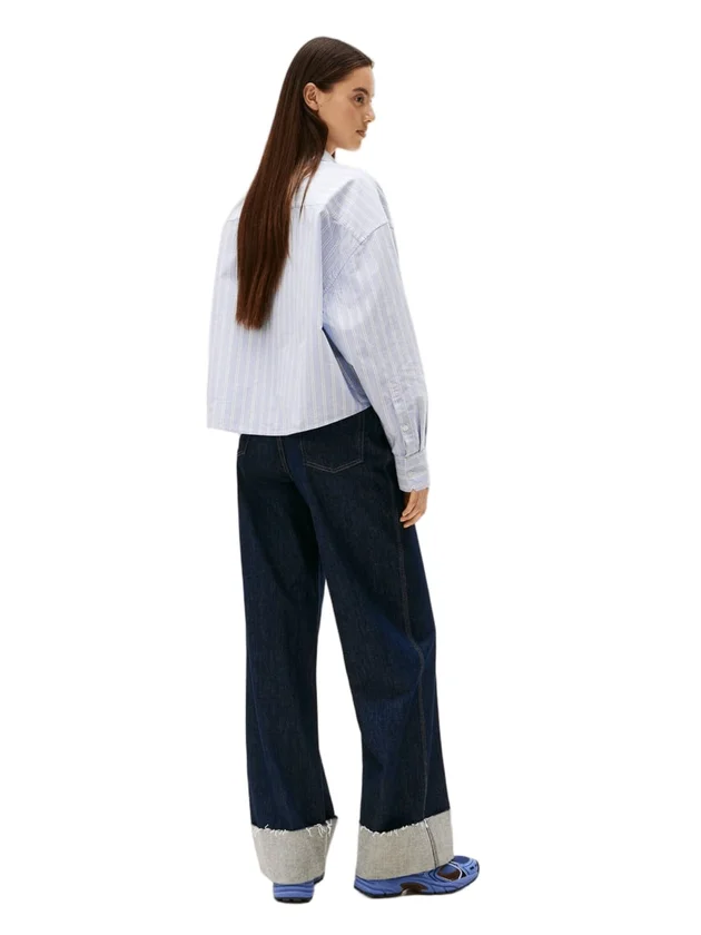 Ovs Crop Oxford Shirt