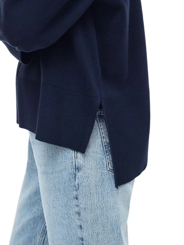 Viostria O Neck L S Knit Top Noos