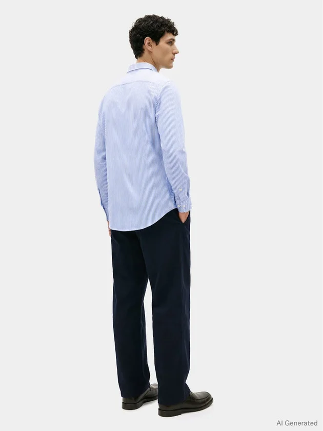 Performance Stripe Pique Oxford