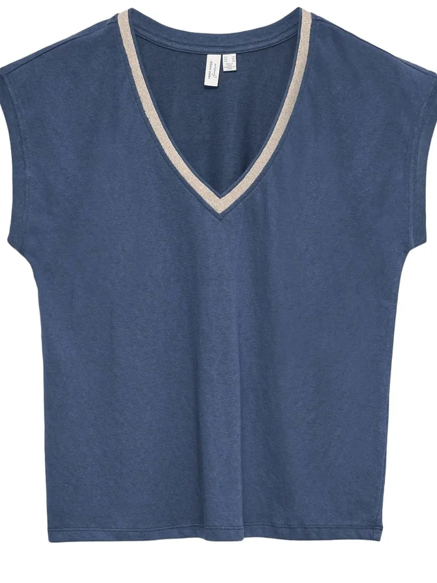 Vmilma S L V Neck Top Jrs Btq