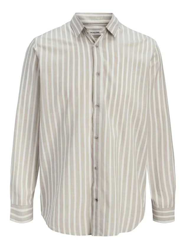 Jjhenry Mix Slub Shirt Ls