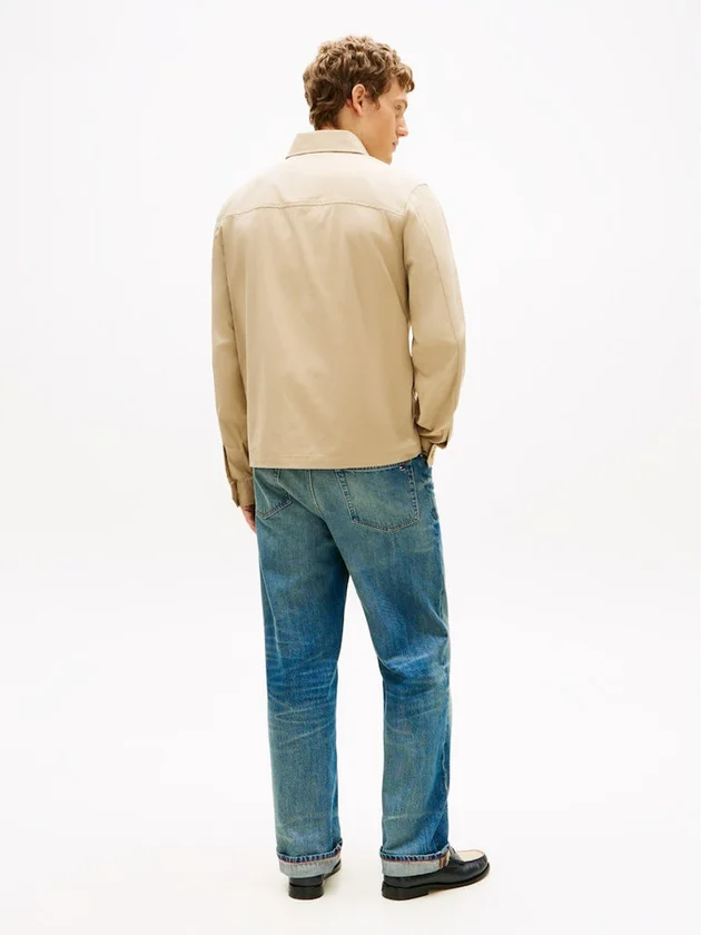 Cotton Nylon Shirt Jacket