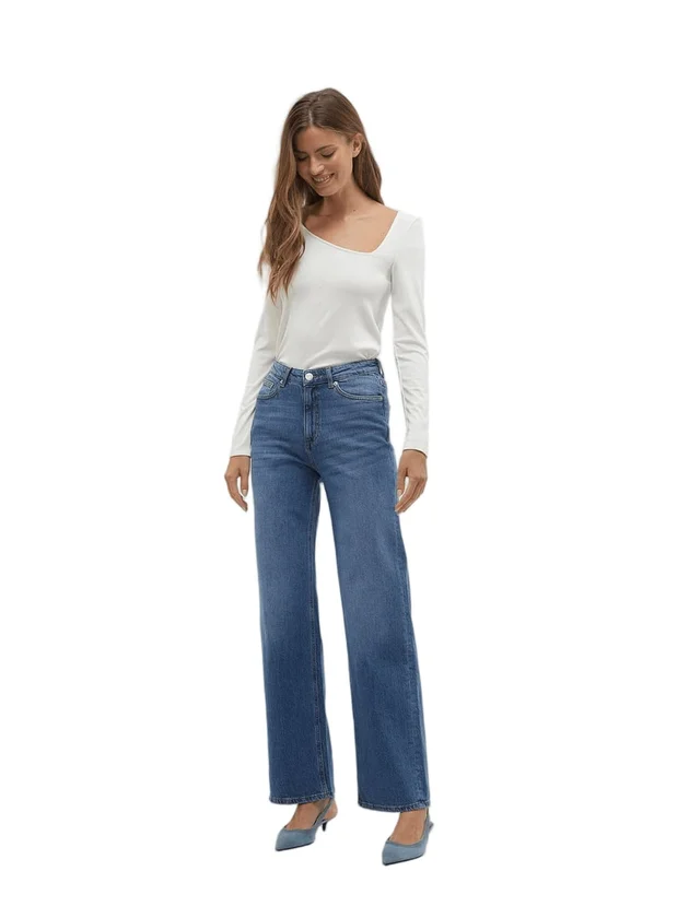 Tessa Hr Wide Jeans