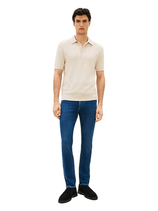 Slim Bleecker Moris Blue