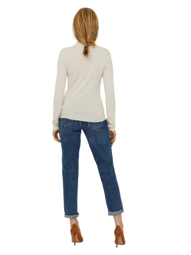Glory Ls Rollneck Blouse Ga Noos
