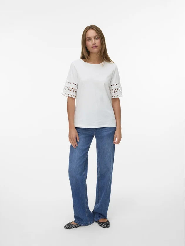 Vmivacy 2 4 O Neck Top Jrs Btq