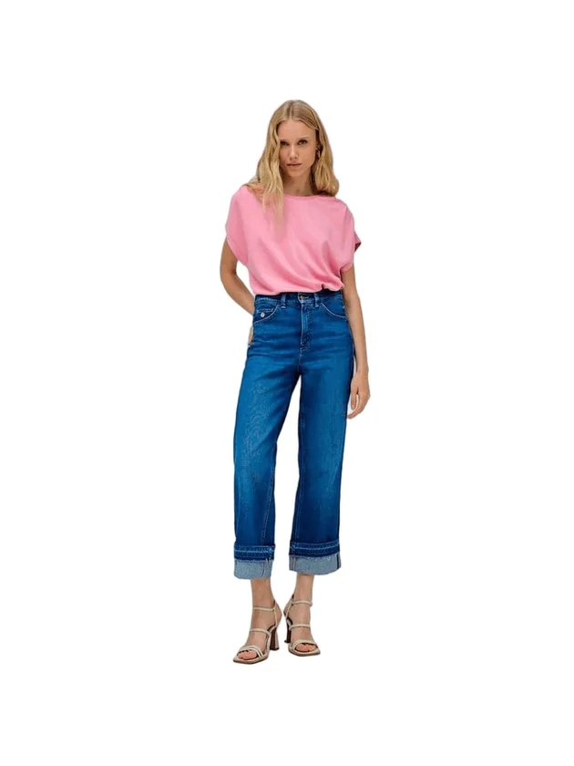 Faith Straight W Ripped Hem
