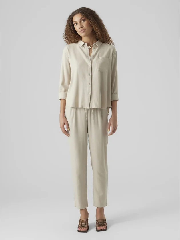 Vmjesmilo Lin Ankle Pants Wvn Noos