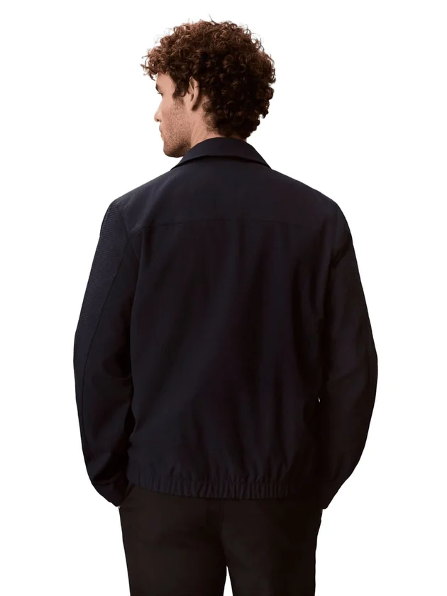 Seersucker Blouson