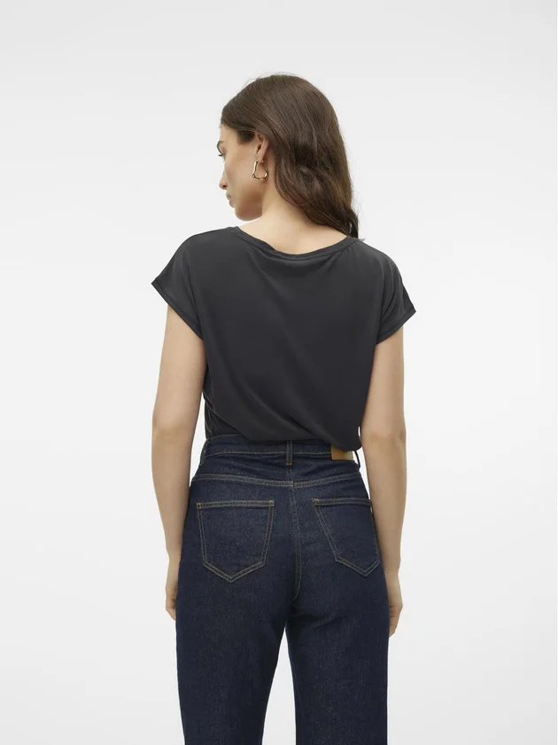 Vmfilli Ss V Neck Tee Noos
