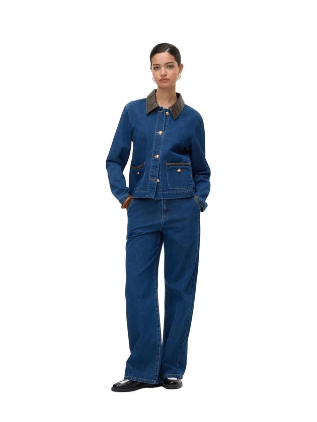 Margot Hr Wide But Color Jeans