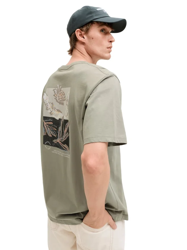 Jormontauk AOP Back Tee SS Crew Neck SN