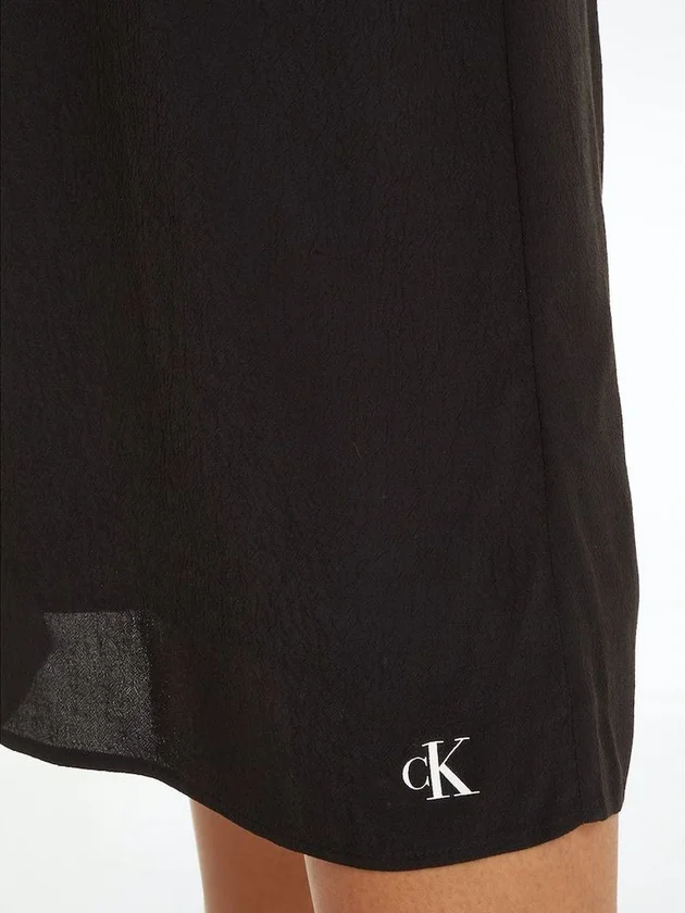Long Chiffon Button