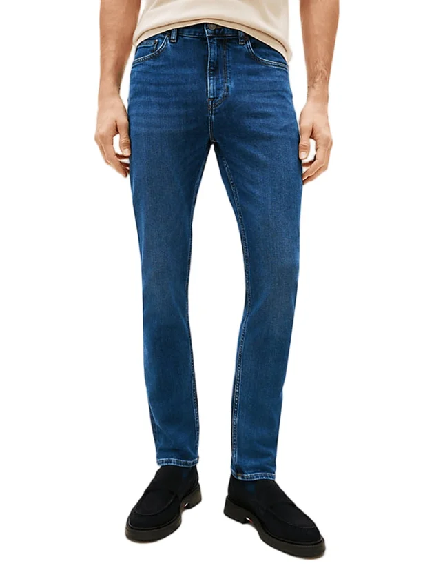 Slim Bleecker Moris Blue