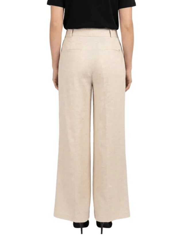 High Rise Pants Wide Leg