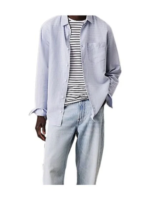 Linen Cotton Regular L S Shirt