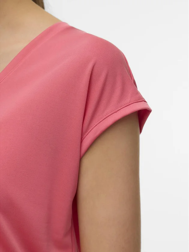 Vmfilli Ss V Neck Tee Noos