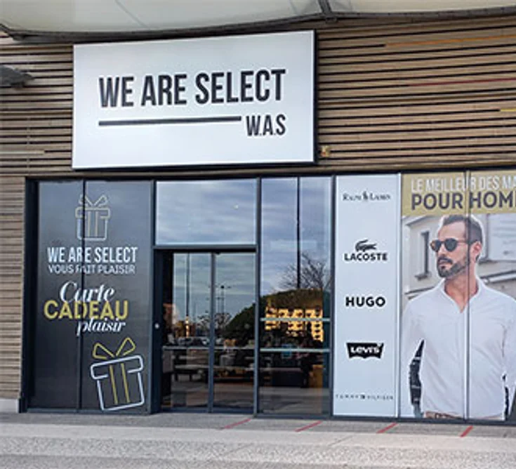 Extérieur du magasin WAS WE ARE SELECT CLAIRA