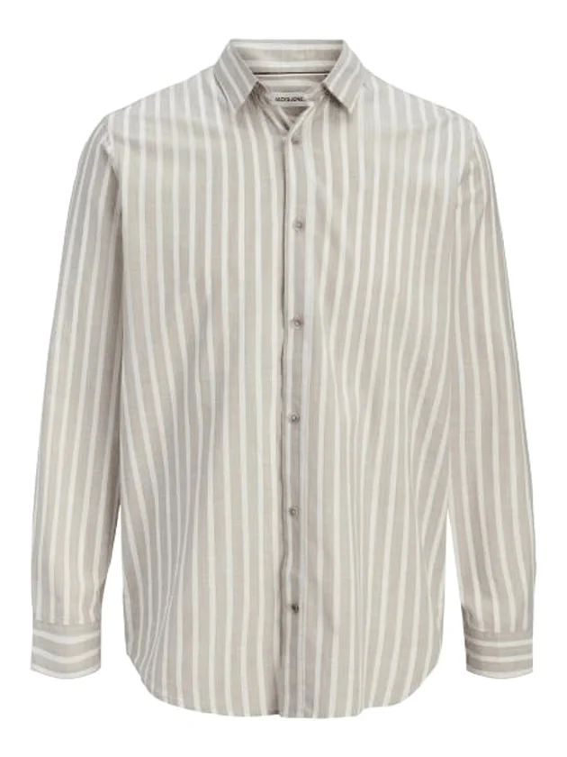 Jjhenry Mix Slub Shirt Ls