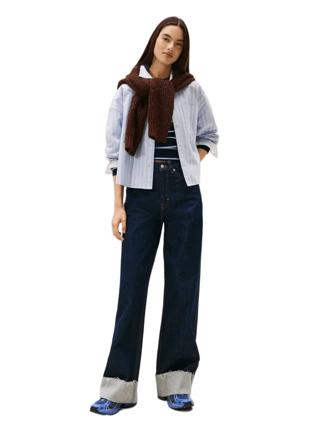 Ovs Crop Oxford Shirt