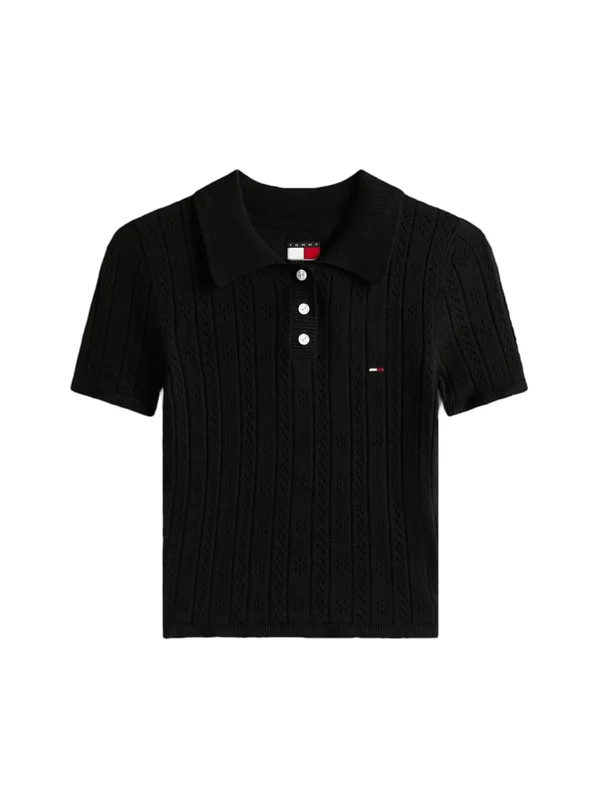 Pointelle Polo