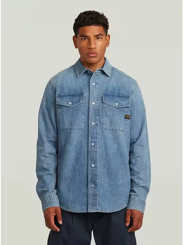 Marine Slim Shirt LS Dnm