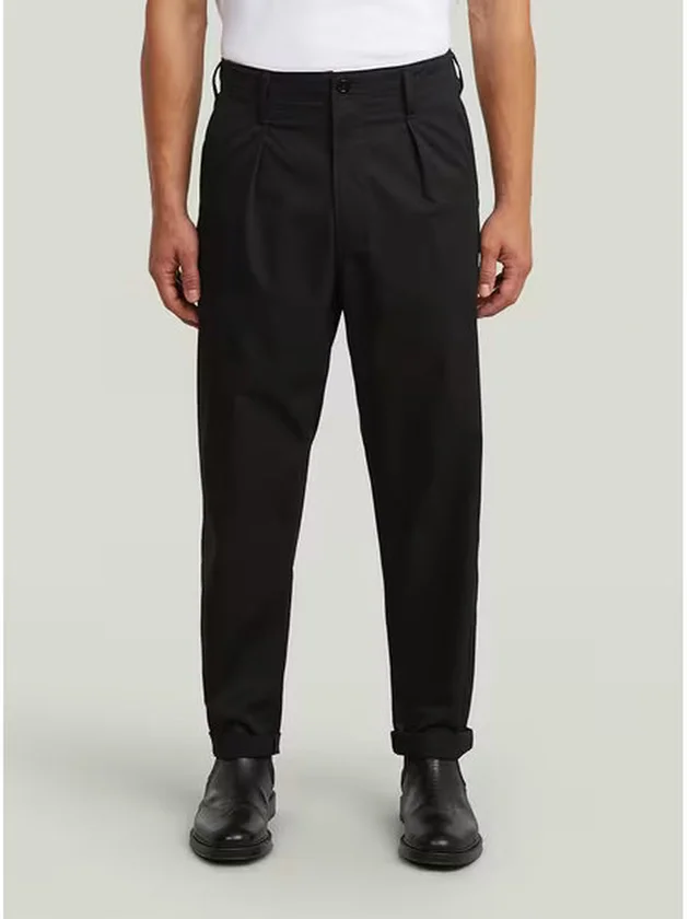 Pleated Chino Relaxed Tapered