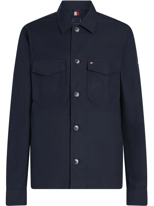 Cotton Nylon Shirt Jacket