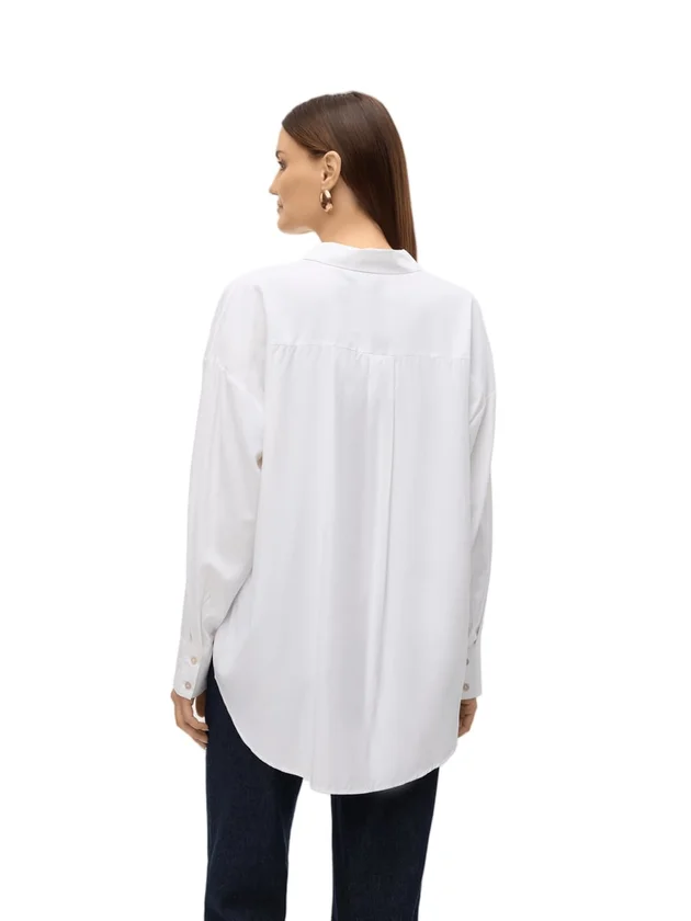 Nora LS Oversize Shirt Wvn Ga Noos