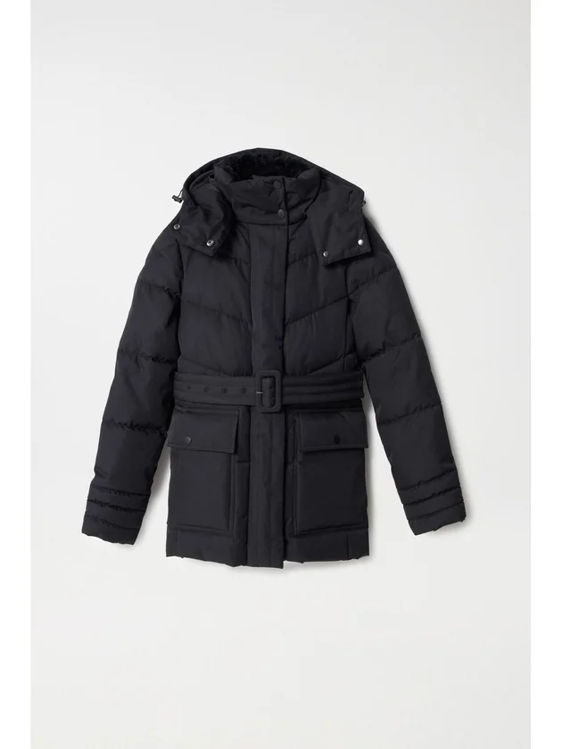 Basic Collar Puffer Jacket