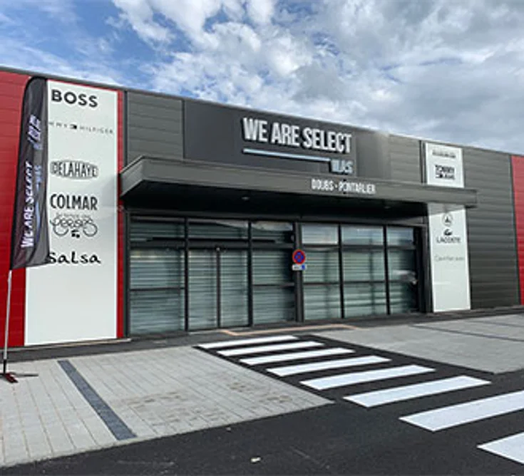 Extérieur du magasin WAS WE ARE SELECT PONTARLIER