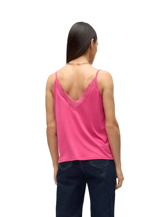Vmimila Singlet V Neck Top