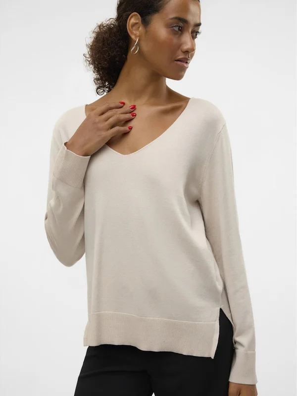 Silje LS V Neck Pullover Ga Noos