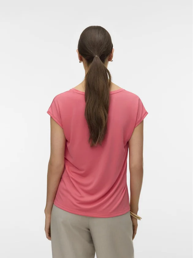 Vmfilli Ss V Neck Tee Noos