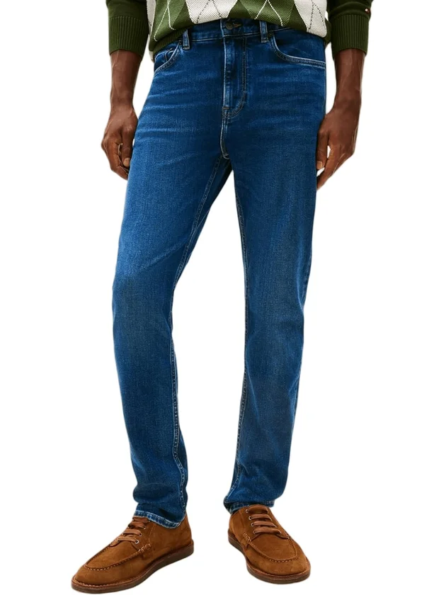 Slim Bleecker Moris Blue